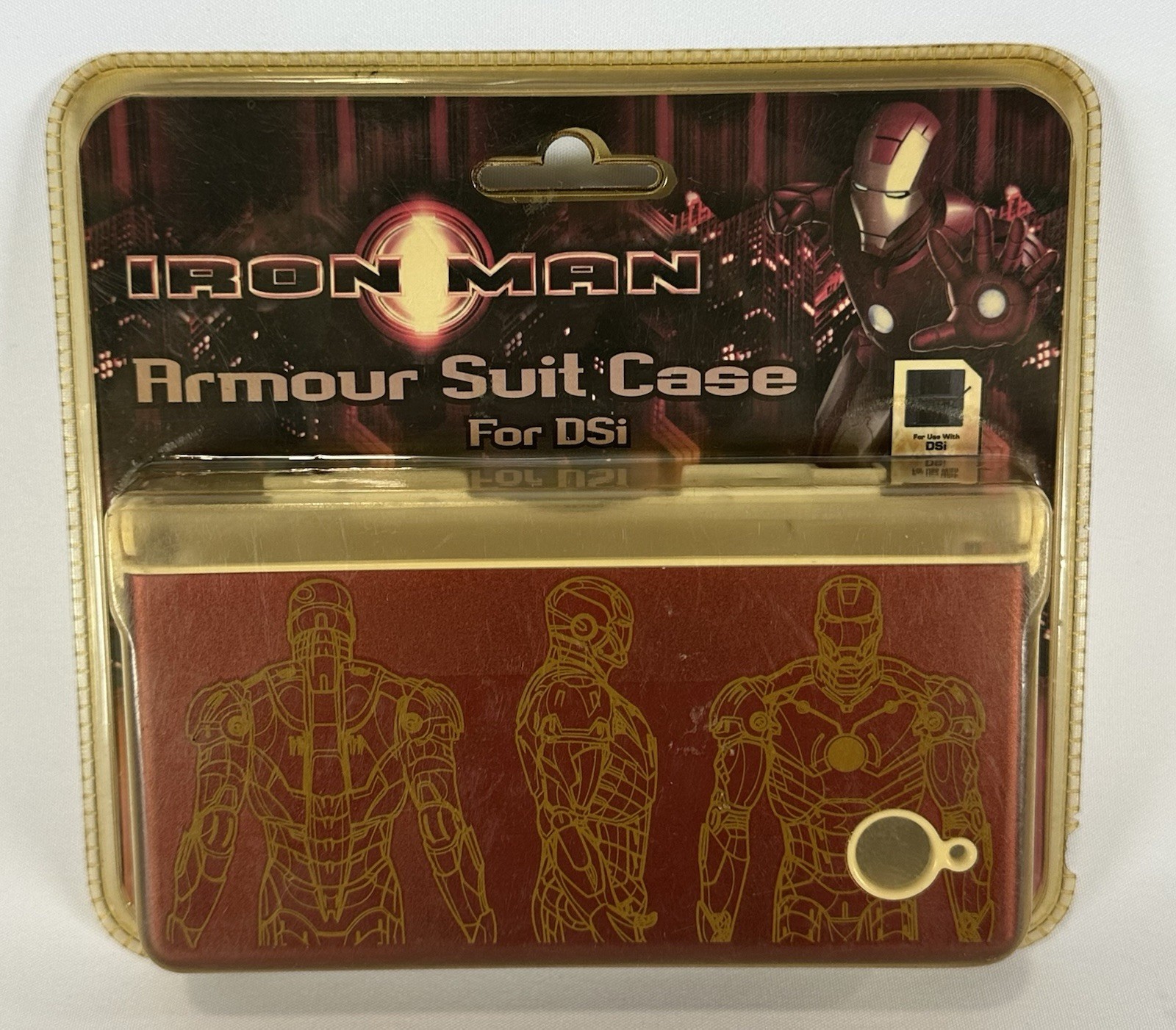 IRON MAN ARMOUR SUIT CASE NINTENDO DSI *BRAND NEW* MARVEL SAKAR