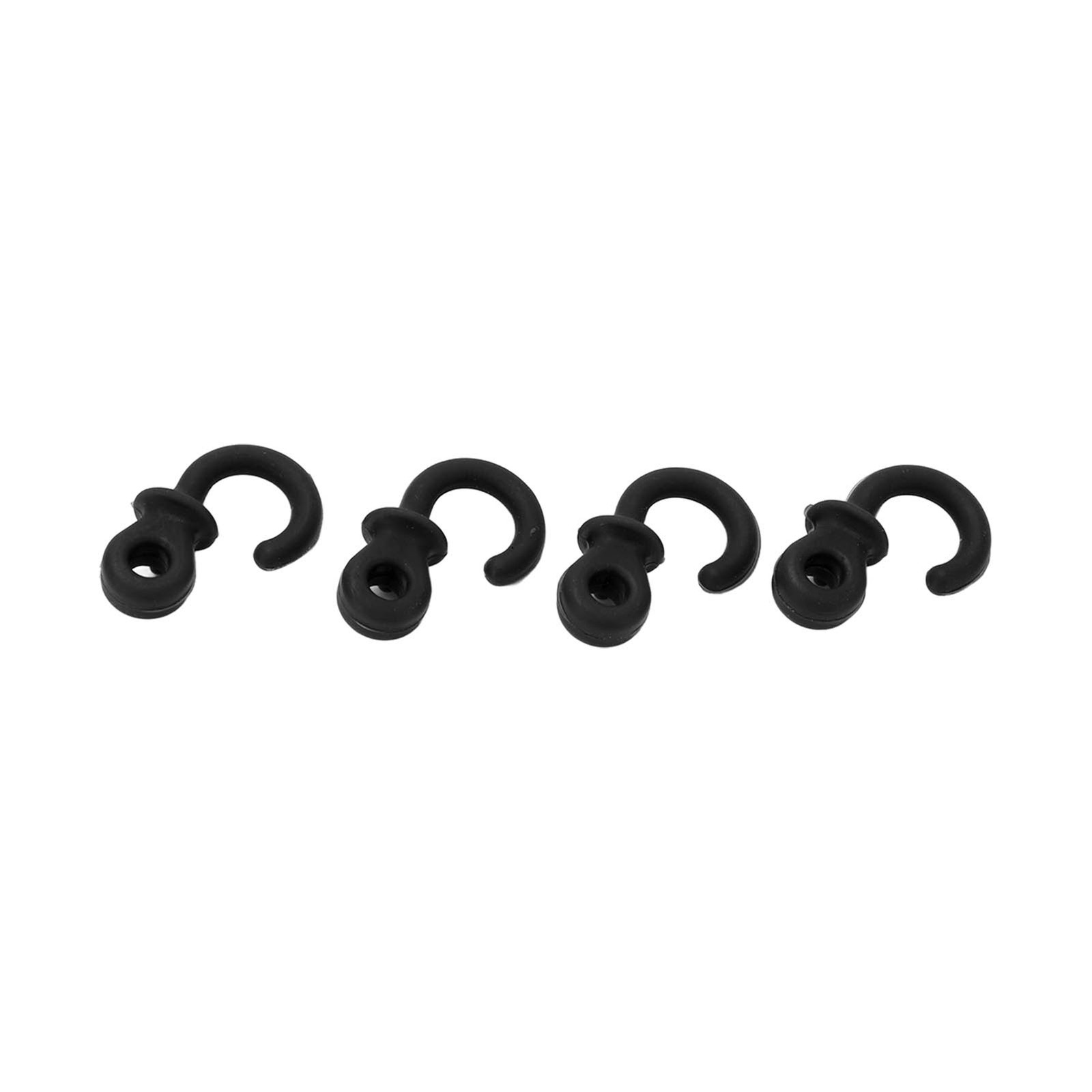 4x Archery String Silencers Monkey Tail Compound Bow String Stabilizer Black
