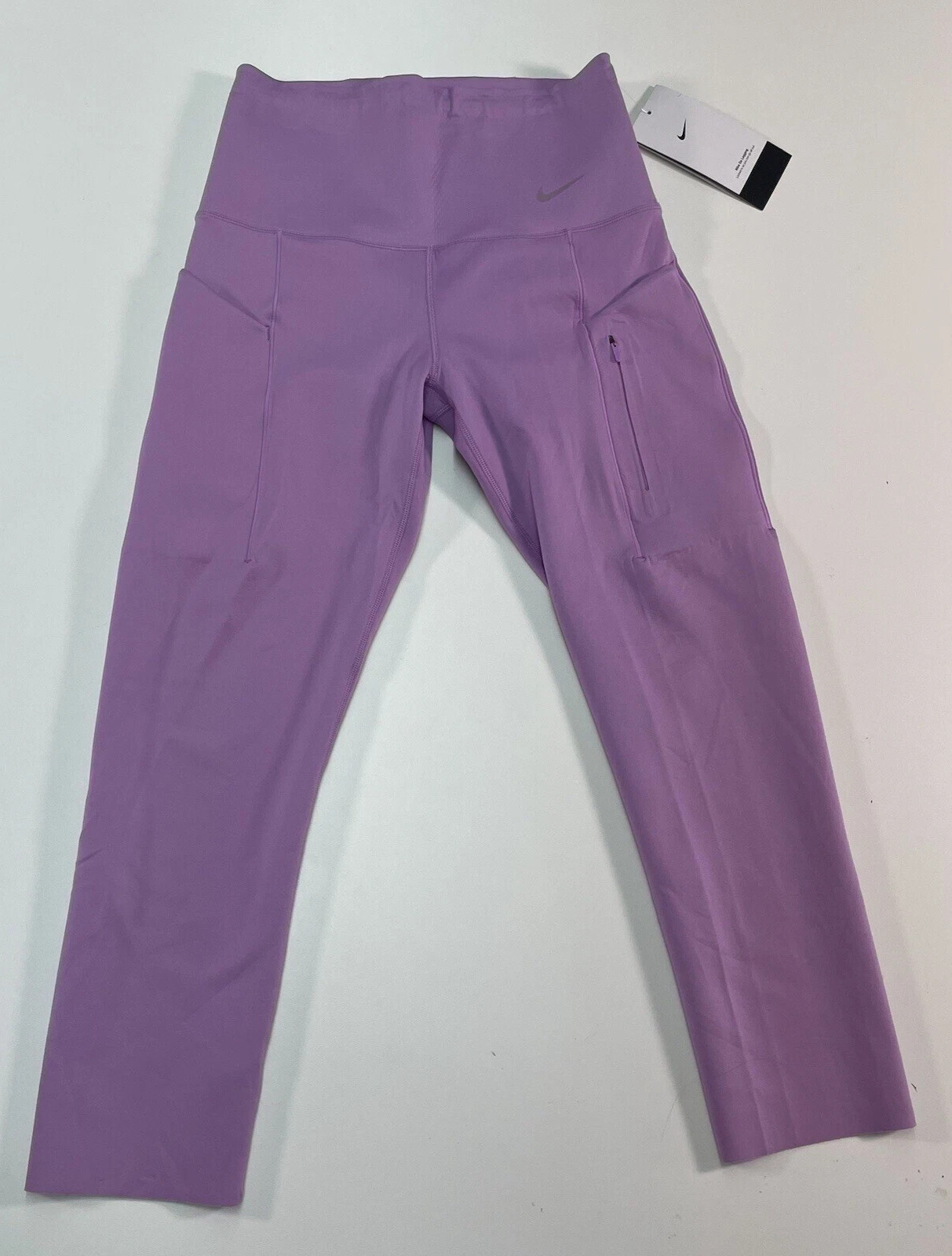 NWT Nike Go Leggings Firm Support High Waist DQ5881-532 Cropped Pockets Size S