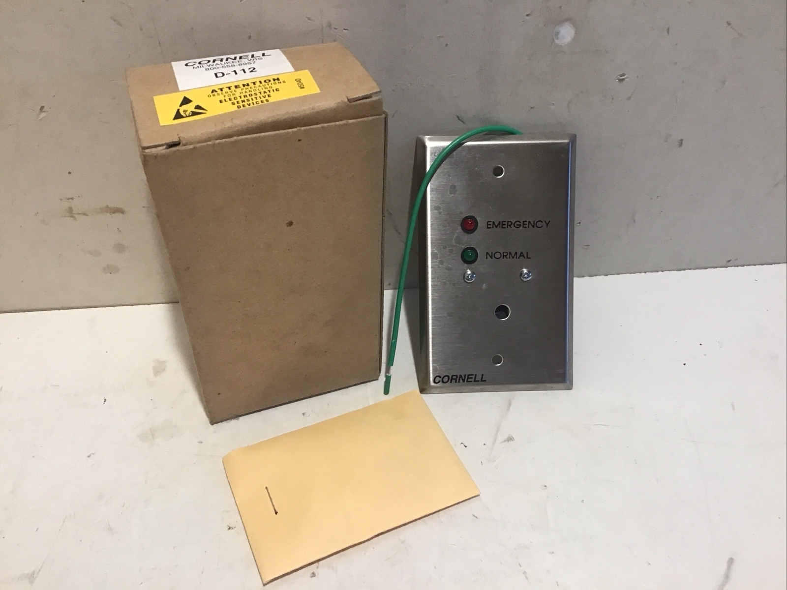 Cornell D-112 Duty Station Light Emergency Normal