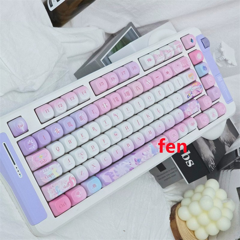 Honkai Star Rail Cyrene 120 Keycaps Cherry MOA PBT Keys Dye-sub MX Keyboard Part