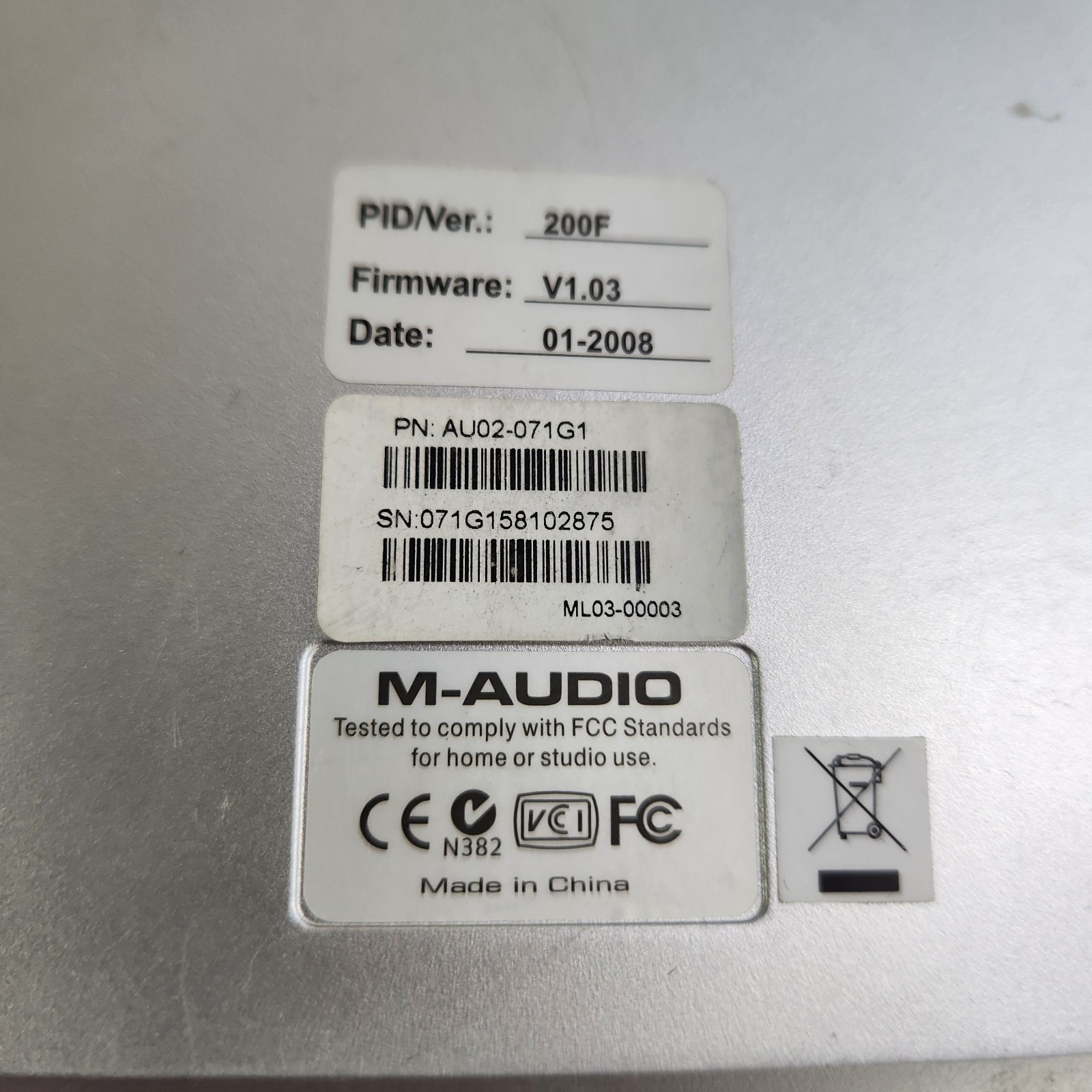 M-Audio MobilePre Digital Recording Interface