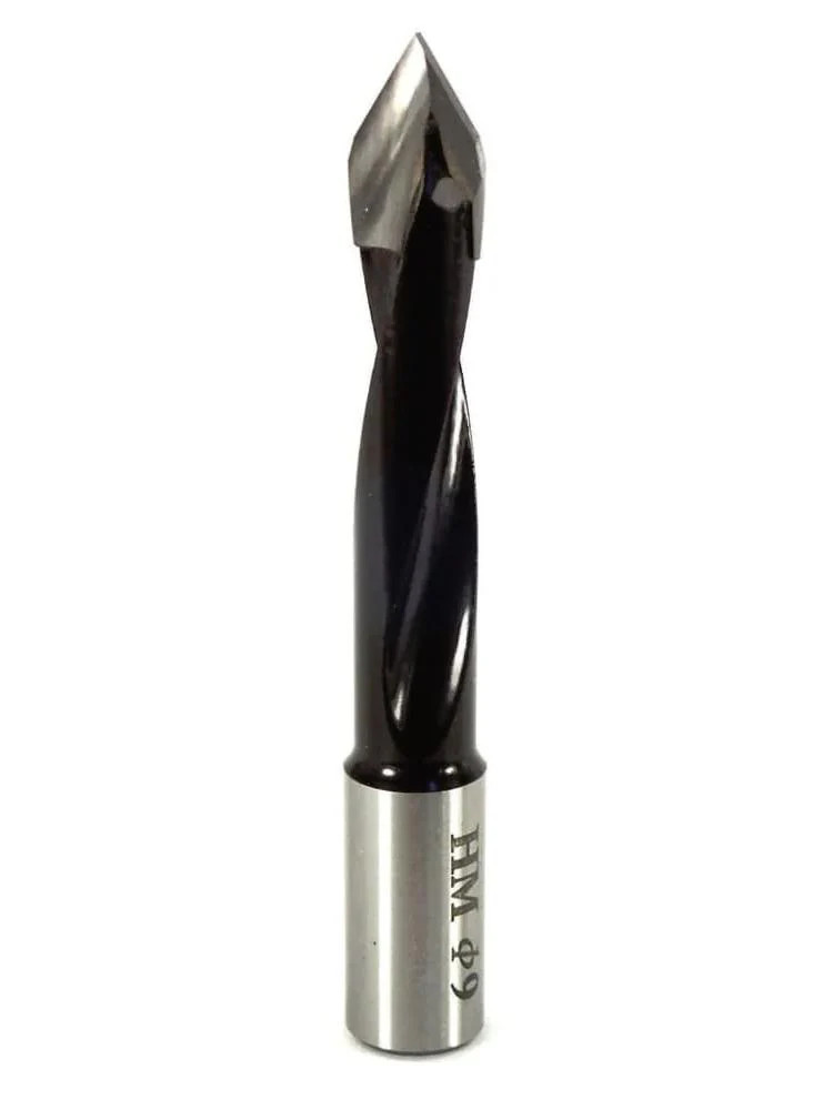 Whiteside DT9-70 Right Hand V-Point Dowel Drill 9mmCD, 70mmOAL