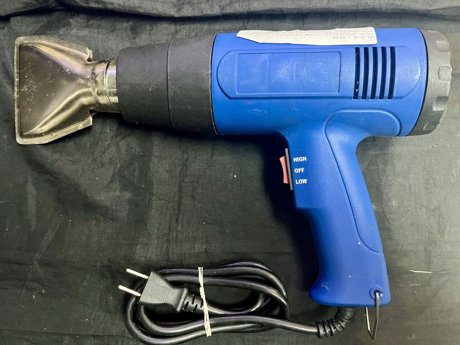 1500W Hot Air Gun Heat Gun Blower (400°/600°) Industrial Drying Striping Tool