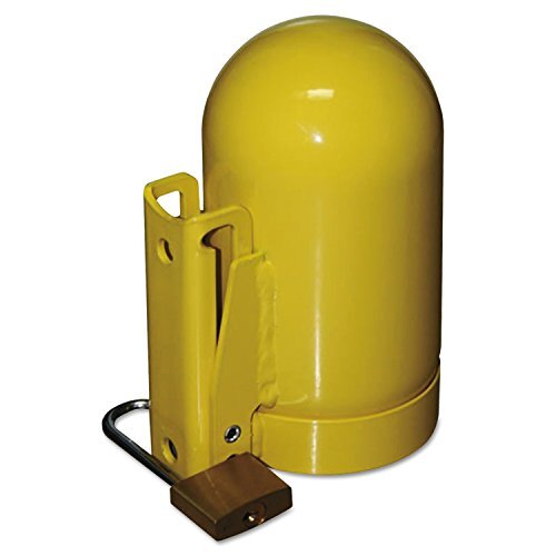 Saf-T-Cart SC8FNNP-12 Cylinder Cap, High Pressure, 3 1/8", Steel, Yellow