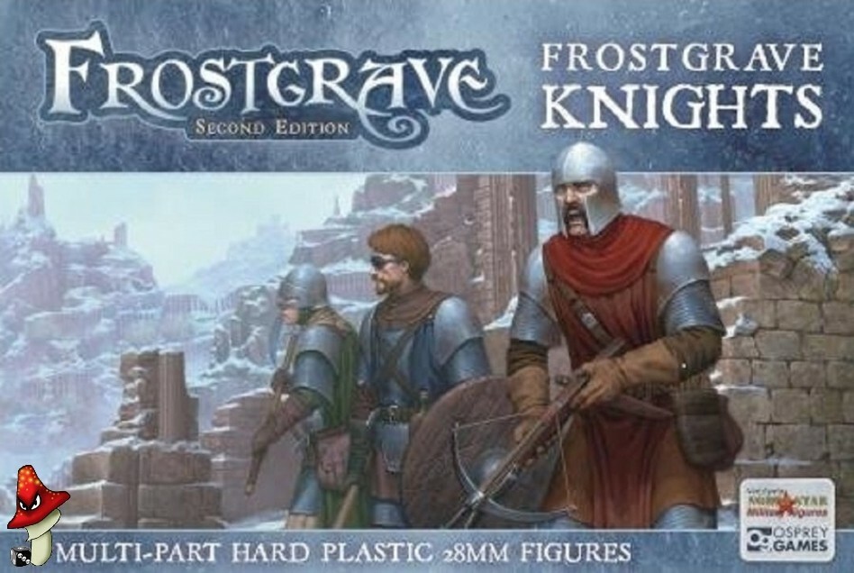 Knights Frostgrave FGVP08 28mm 1/56 scale figures 1 x Plastic Sprue unboxed