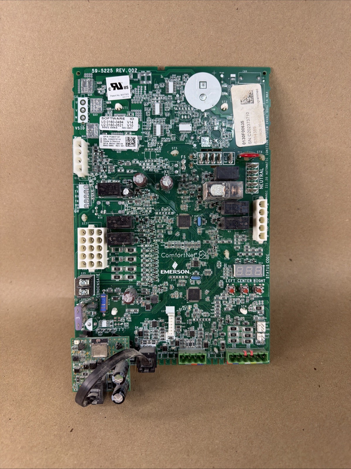 White-Rodgers GP/N PCBKF107 0130F00635 Integrated Fan Control 2023 (D1)