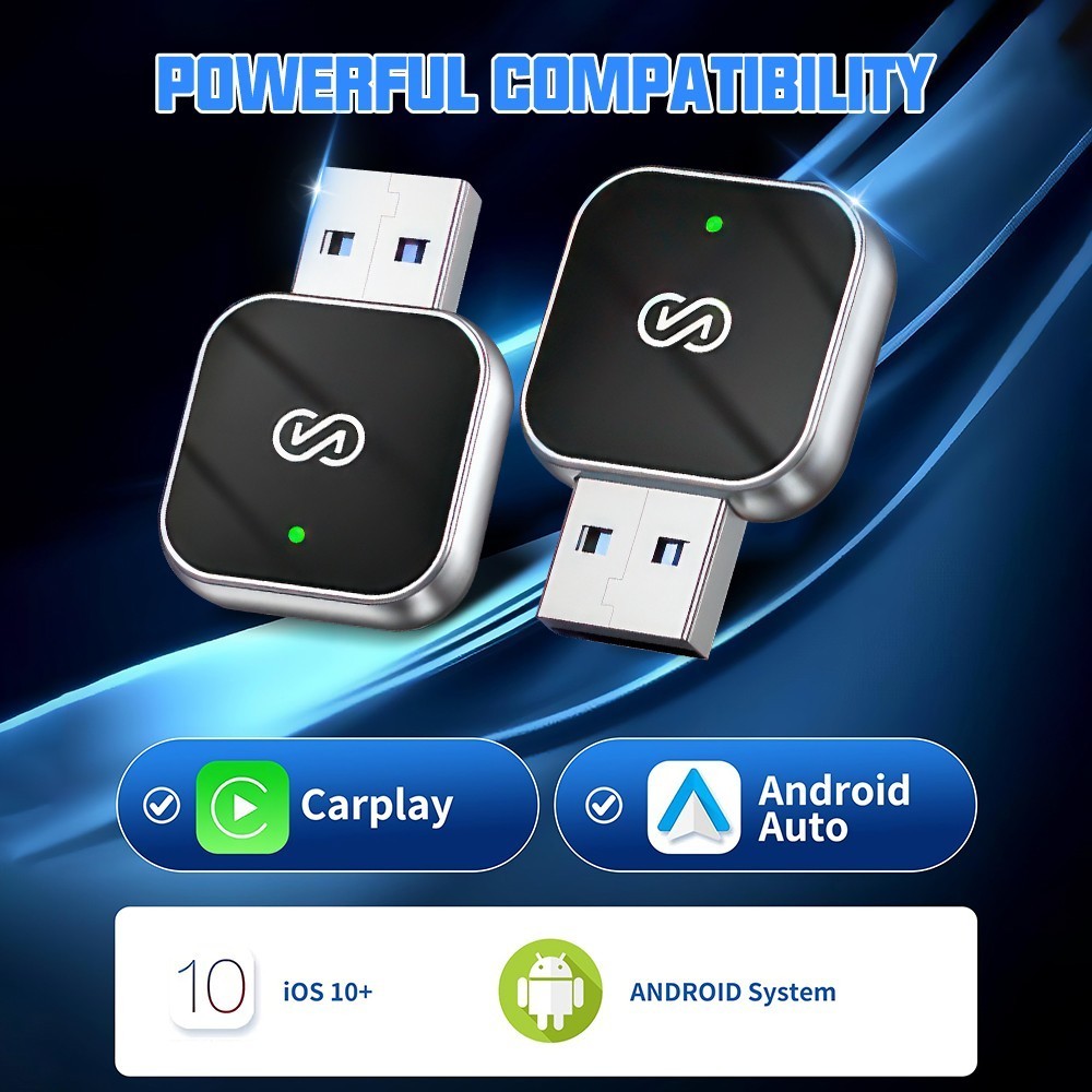 USB Wireless CarPlay Adapter For iPhone Apple Wireless Carplay Dongle Plug Play