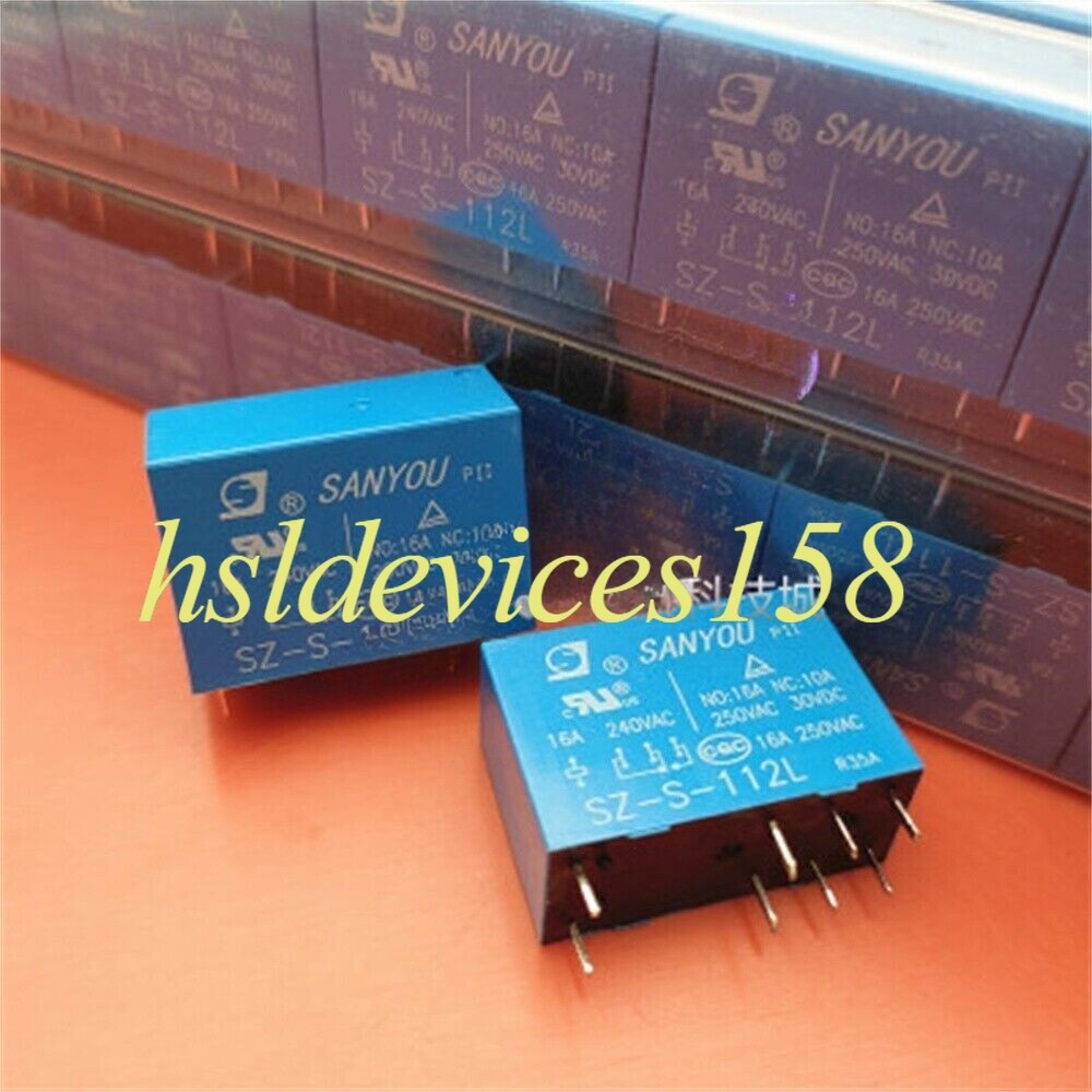 1pc 1pcs new SZ-S-112L Sanyou 16A relay 12V 12VDC #pq