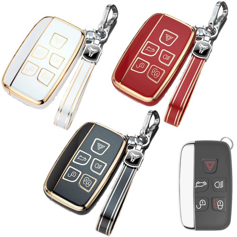 For 2011-2020 Jaguar F-Pace F-Type XE XF XJ TPU Remote key Cover Fob Case Shell