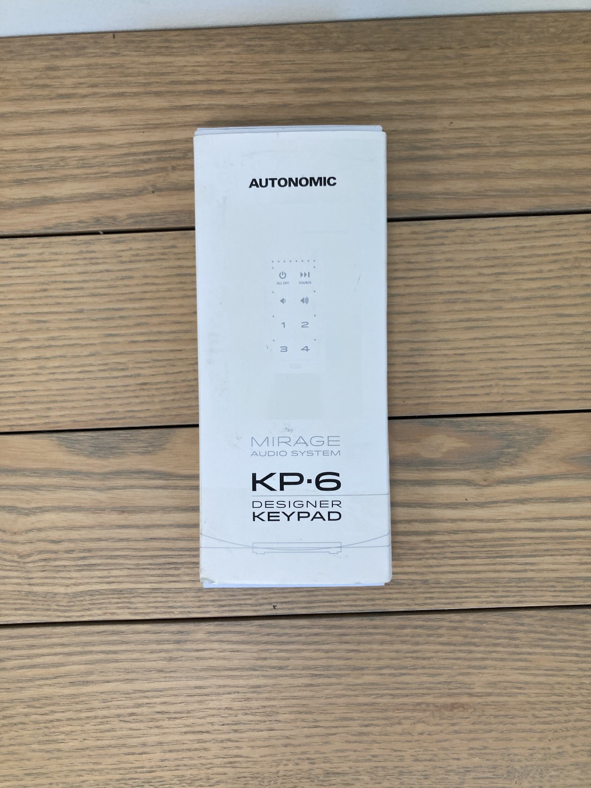 Autonomic Mirage KP-6 In-Wall Audio Keypad - New Open Box