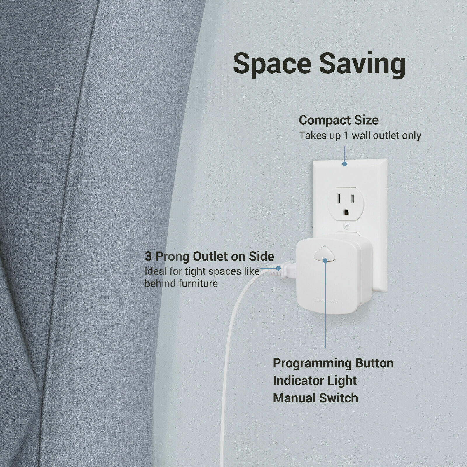 DEWENWILS Remote Control Light Switch Wireless Remote Power Wall Switch Outlet