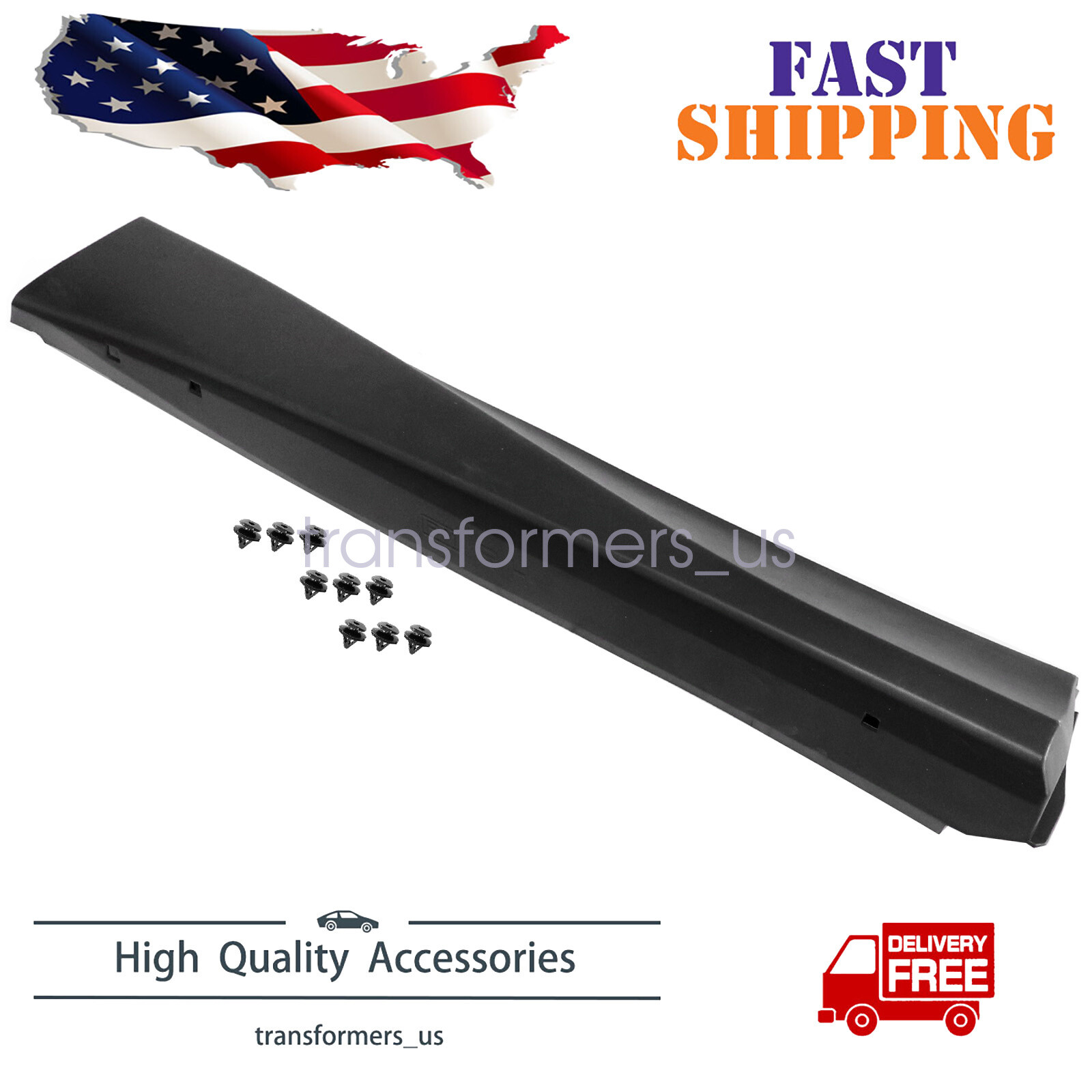 Passenger Right Rear Lower Door Molding For 2014-18 Subaru Forester 91112-SG142