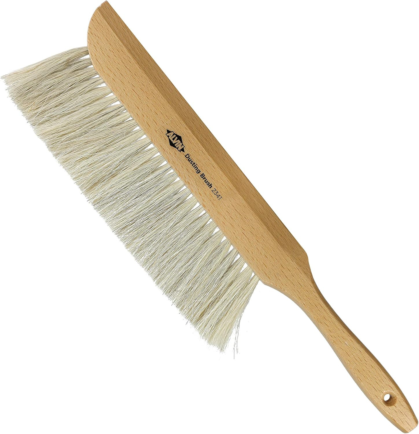 2341 Traditional Dusting Brush, 100% Horsehair and Wood Handle, Art, Drafting