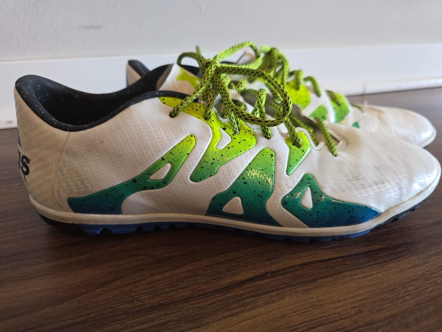 Adidas X 15.3 S753002 Indoor US 12 Football Soccer Cleats USED
