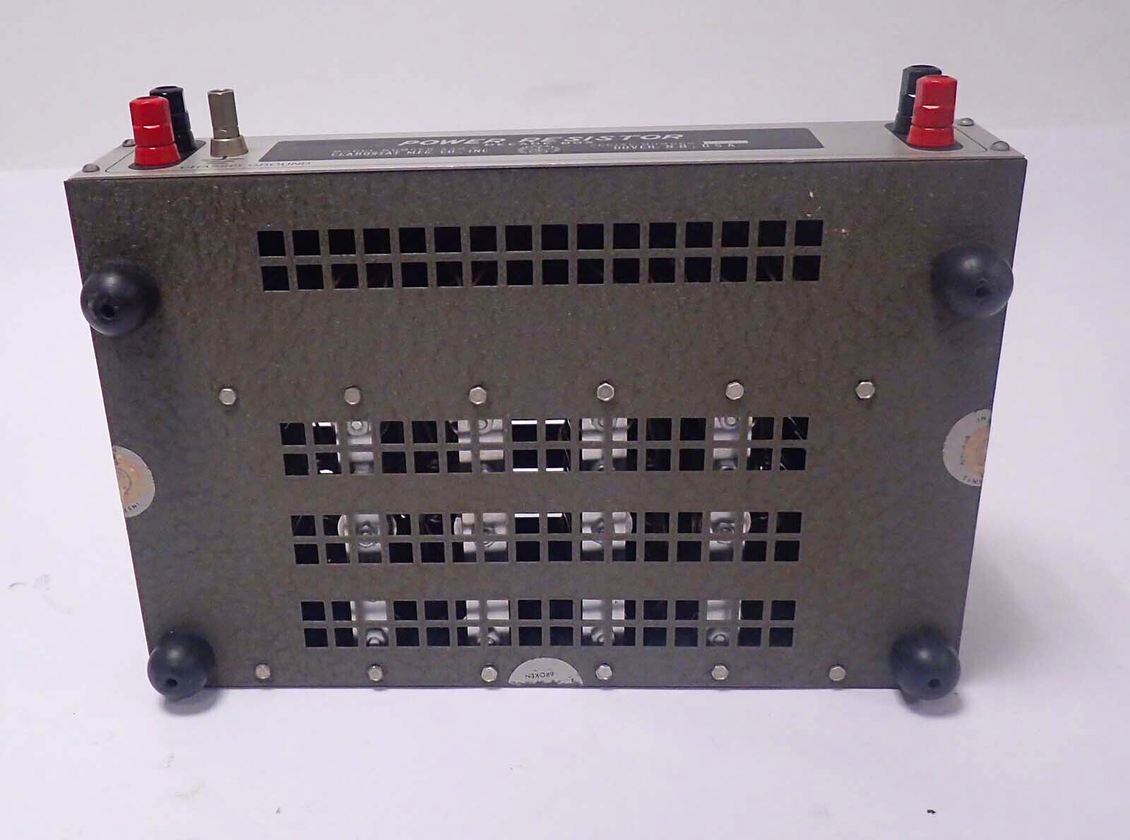 CLAROSTAT 240-C POWER RESISTOR DECADE BOX TESTED & WORKING