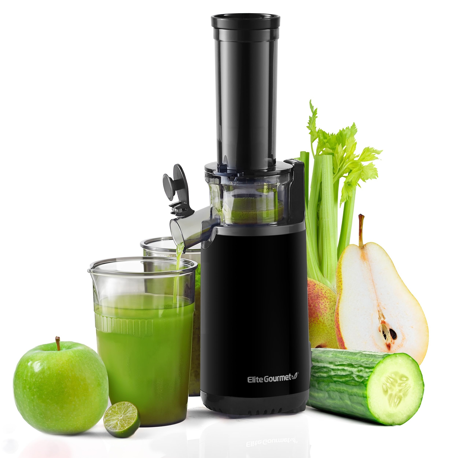16oz Masticating Juicer 70 RPM BPA Free Compact Easy Clean Healthy Juice