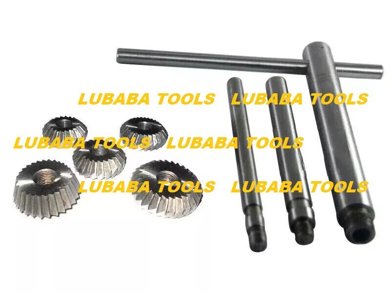 5 Pcs Valve Seat & Face Cutter Set In Carbon Steel + Free Shipping