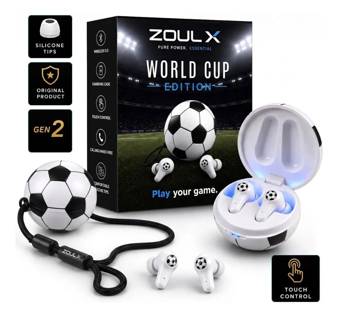 ZOUL X Headphon World Cup Edition Headphone Bluetooth ZX-TWS001