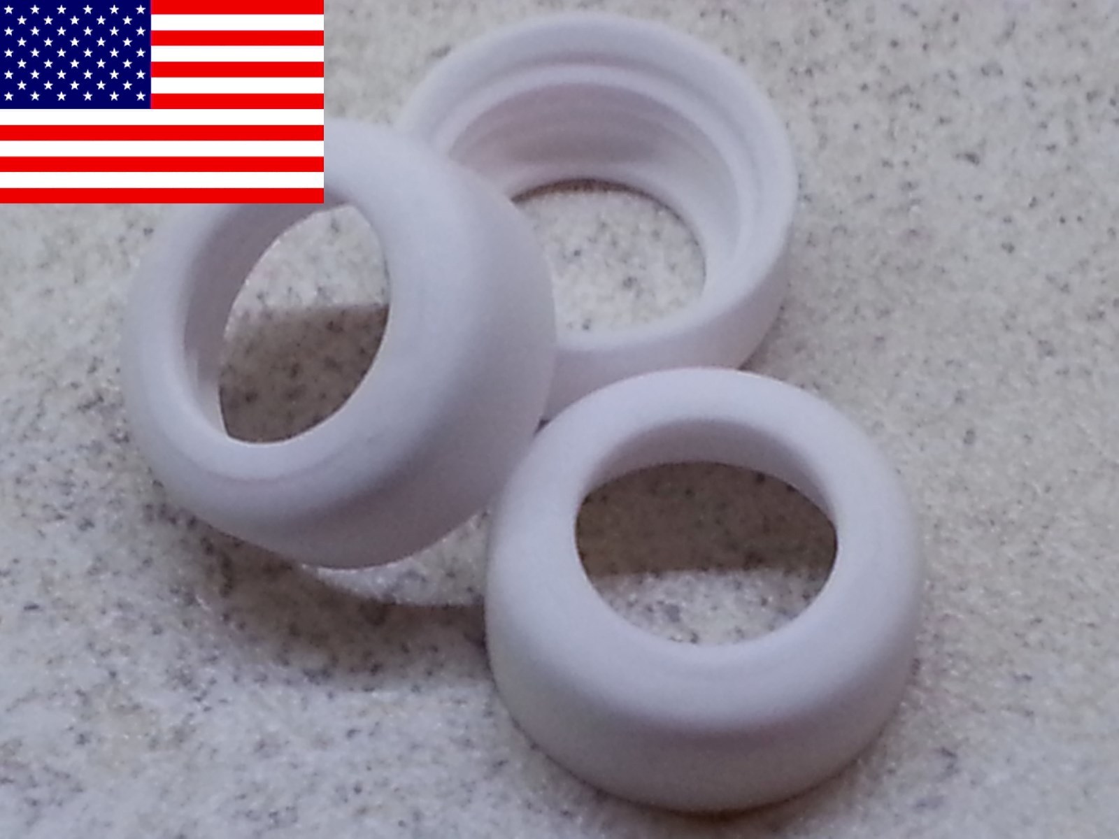 3pc CV0076 Ceramic StandOff Heat Shield Spacer Trafimet S75 Plasma Torch US SHIP