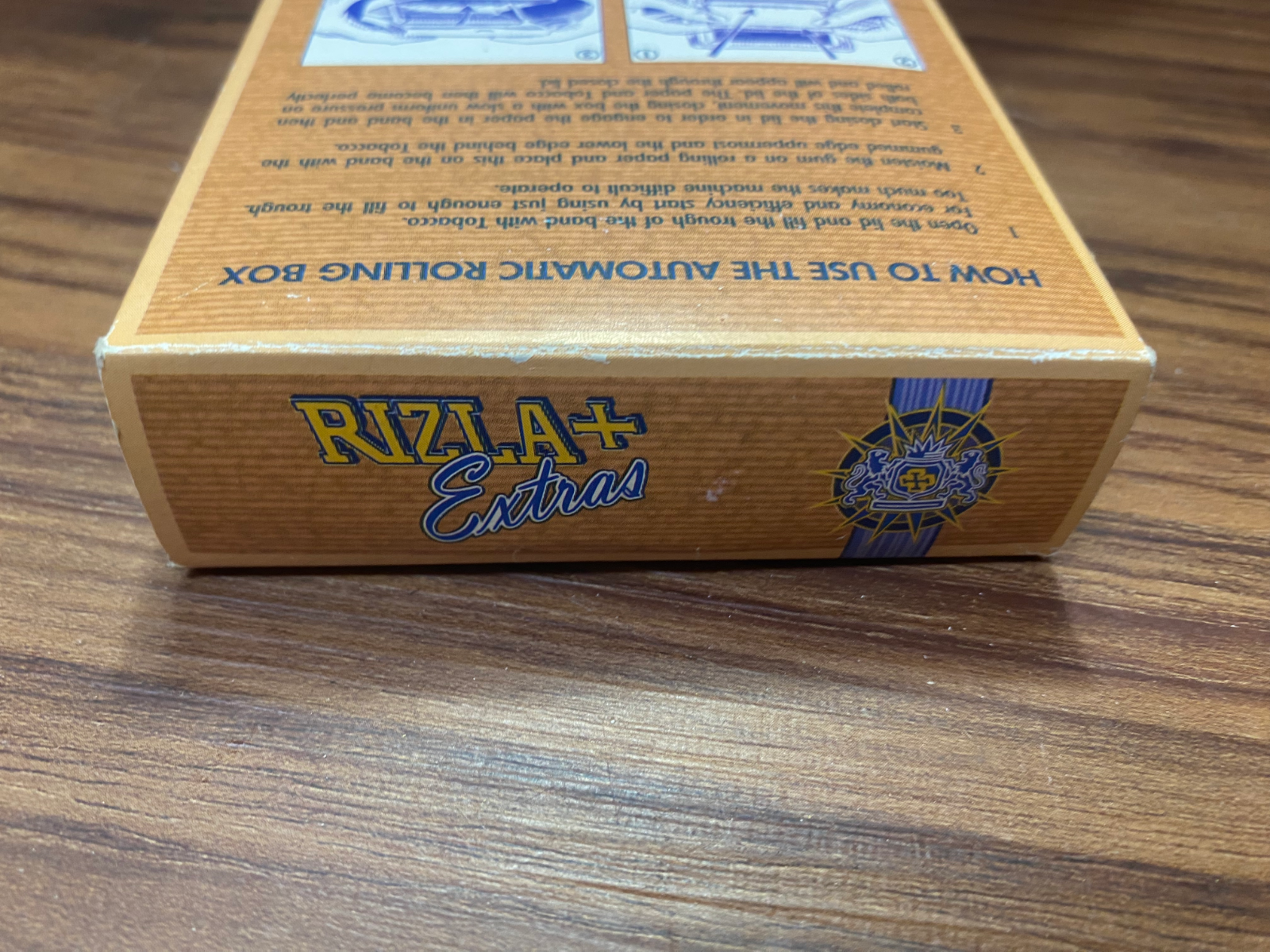 Vtg Rizla+ Extras Automatic Rolling Machine Stainless Box Roll Tobacco Cigarette