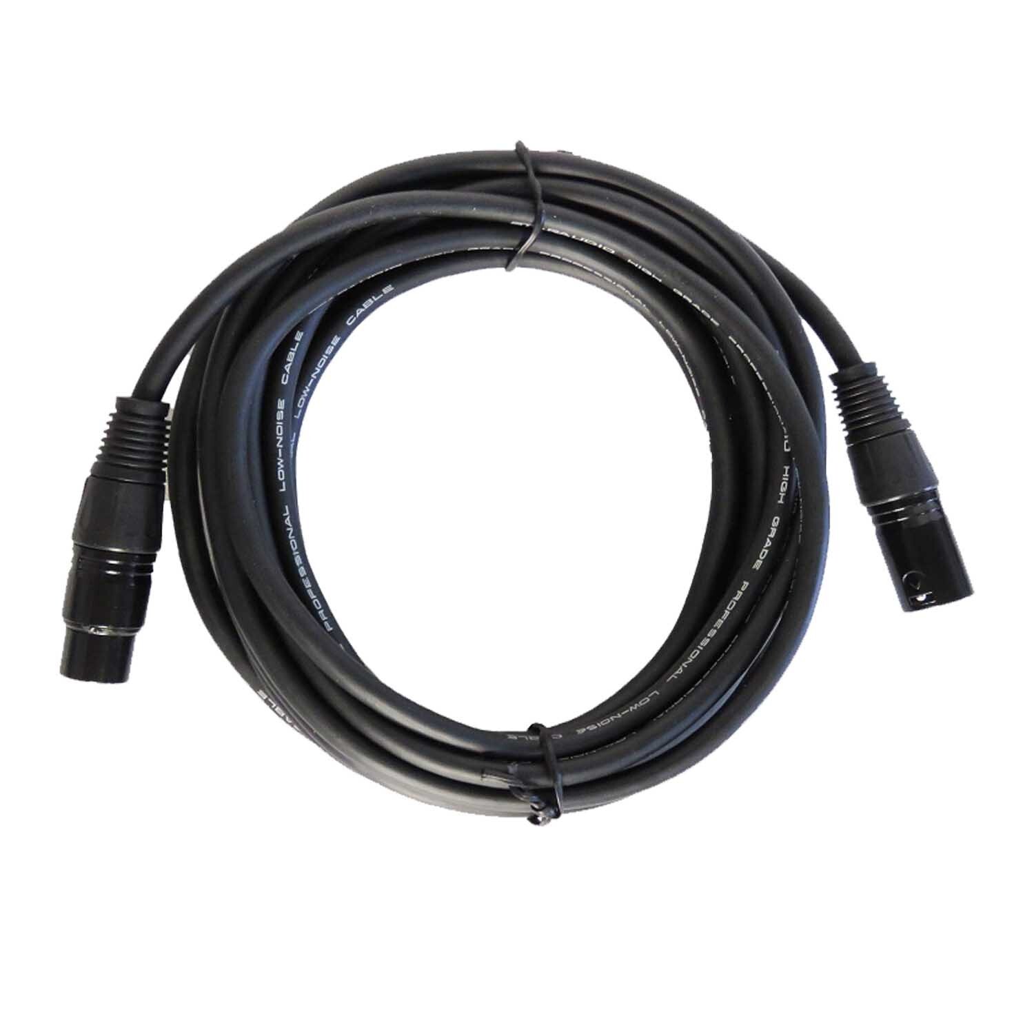 50ft 3-Pin Male Audio Cable to REAN 3 Pin Shielded XLR Stereo Cord Female Cable