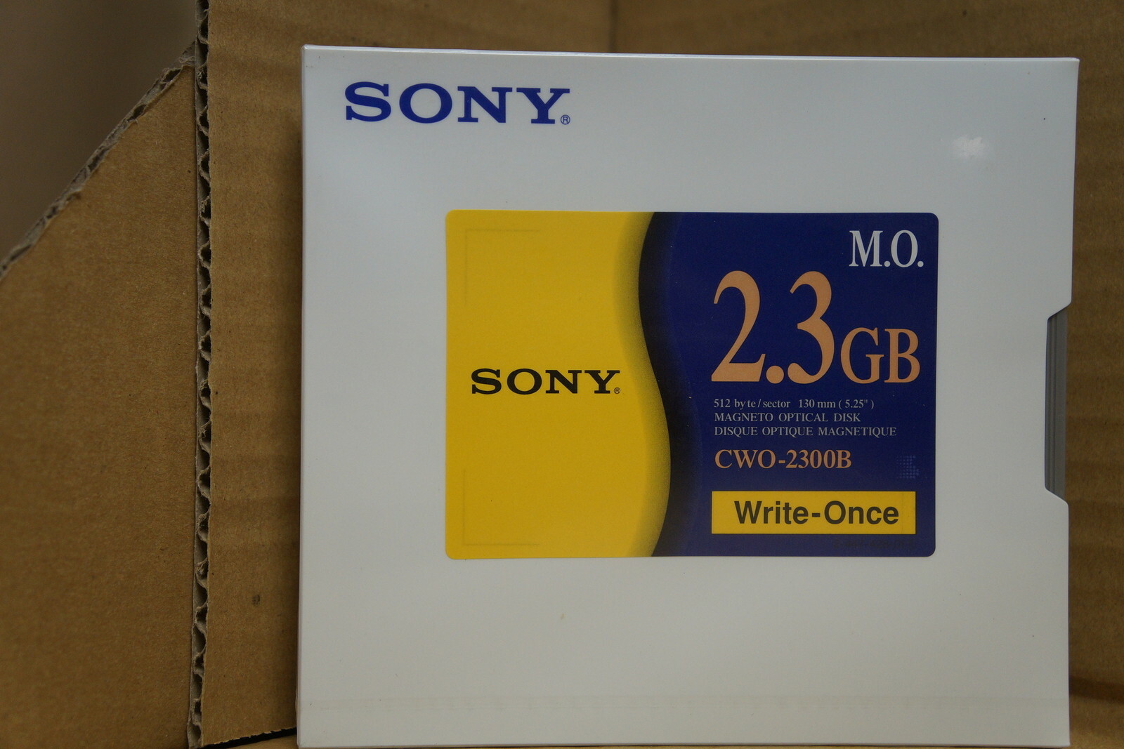 NEW Sony CWO-2300B 2.3GB 5.25 MO OPTICAL DISK
