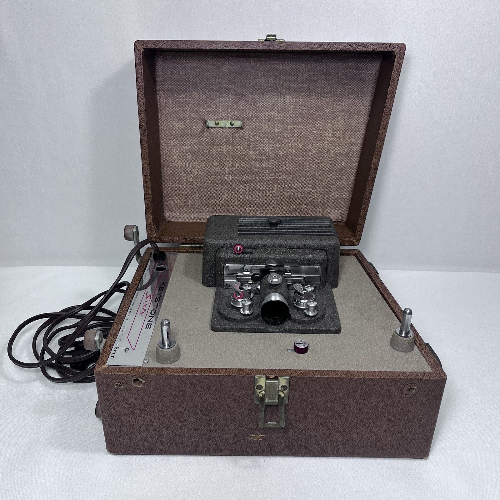 Keystone Sixty Vintage 8mm Film Projector Model K-60 Boston Movie USA Antique