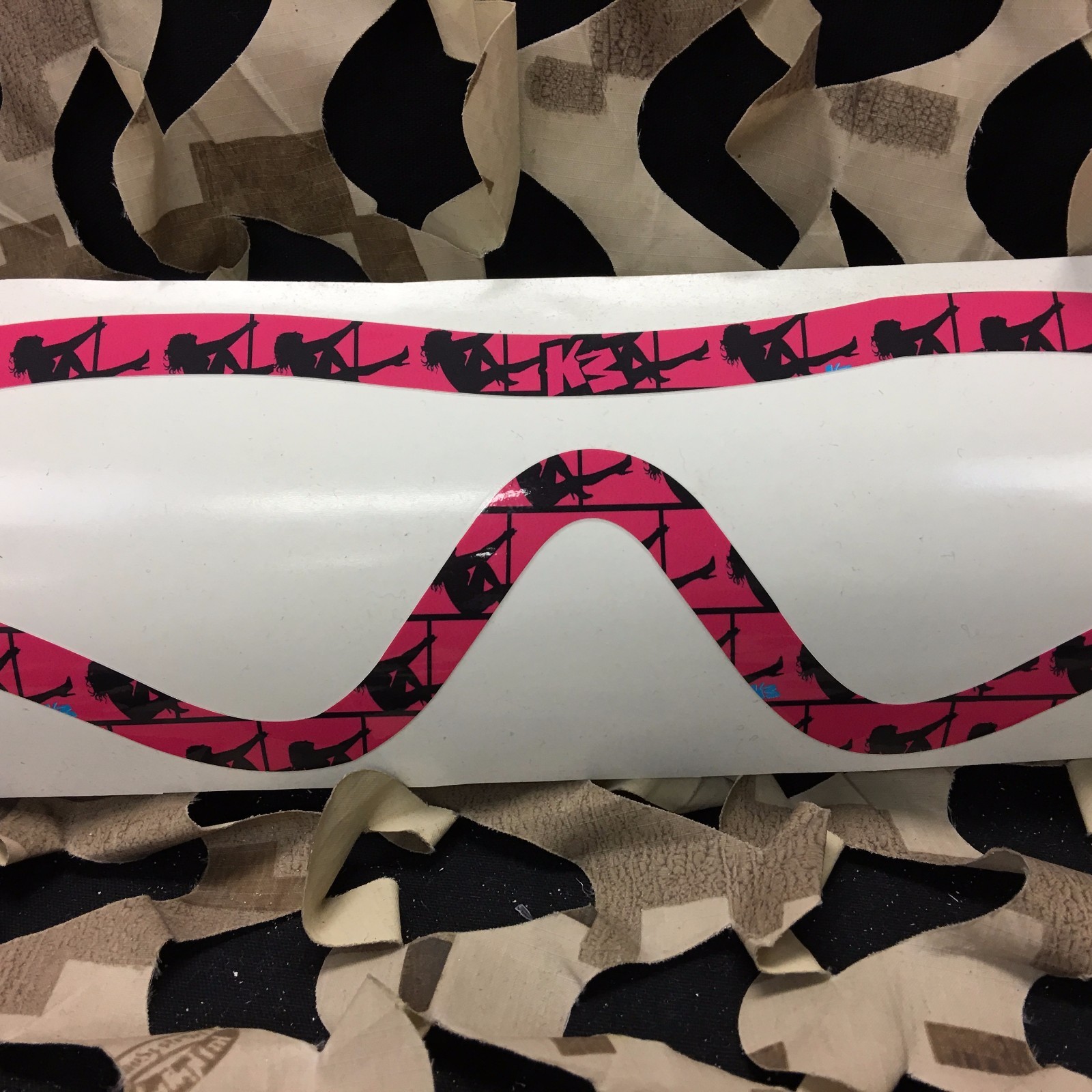 NEW KM Paintball Goggle Mask Wrap - Profit Lens - Stripper
