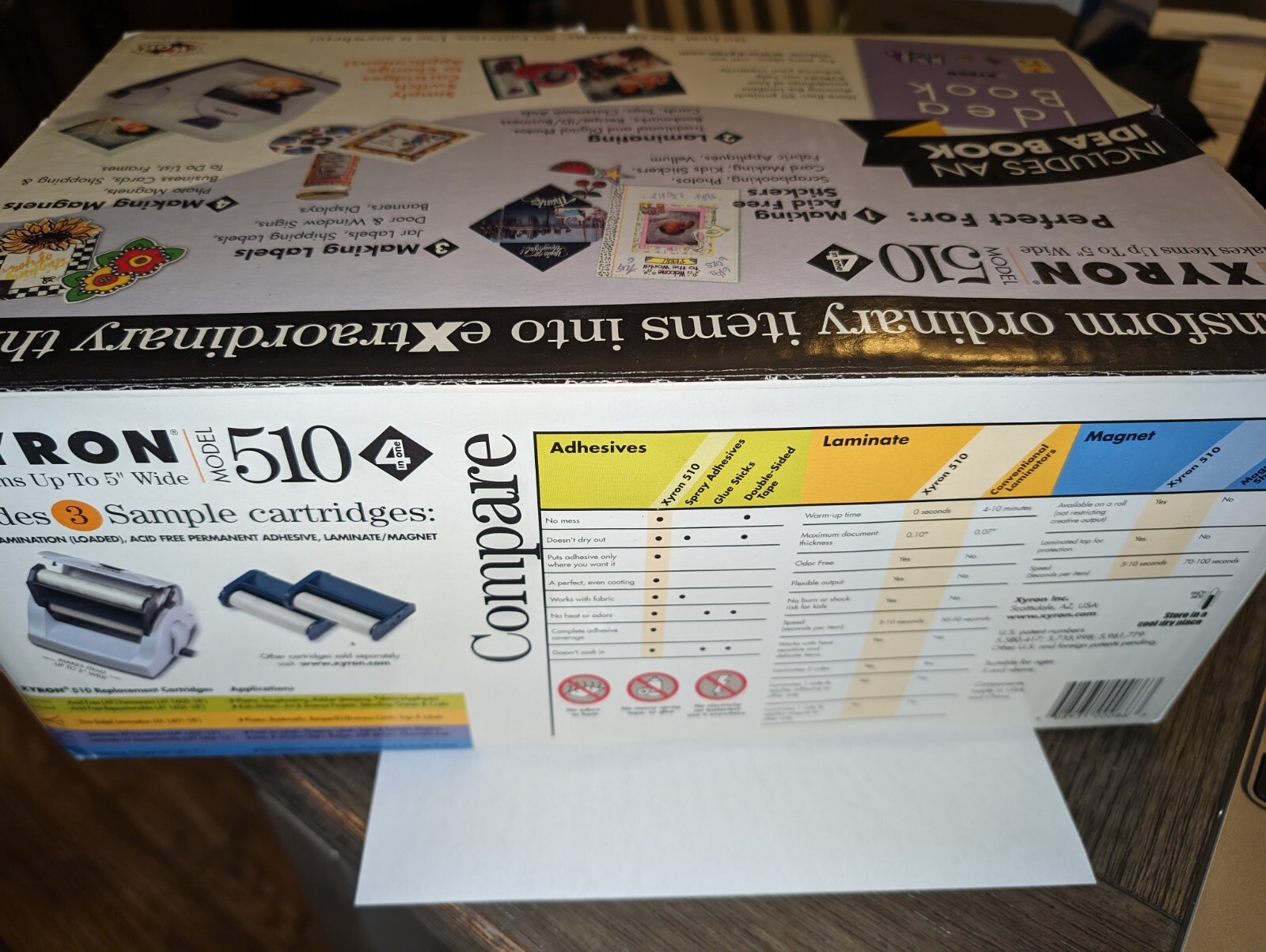 Xyron Model 510 Creative Sticker Tool Multi-Use Laminating Machine Refills Inc.