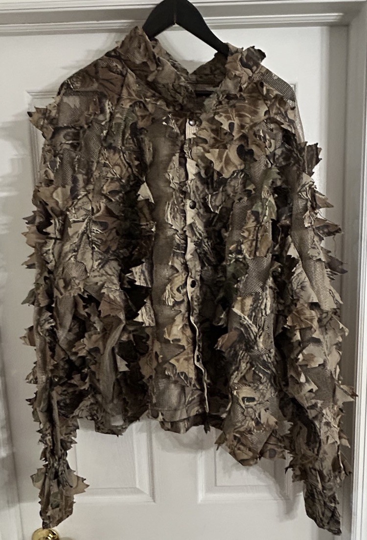 Game Winner 3D Leafy Ghillie Hunting Jacket Mesh Real Tree Camo Size XL/XXL USA