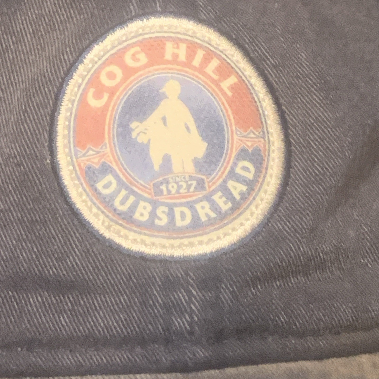 AHEAD Cog Hill Dubsdread Gray Mid-Fit SnapBack Distressed Style Golf Hat