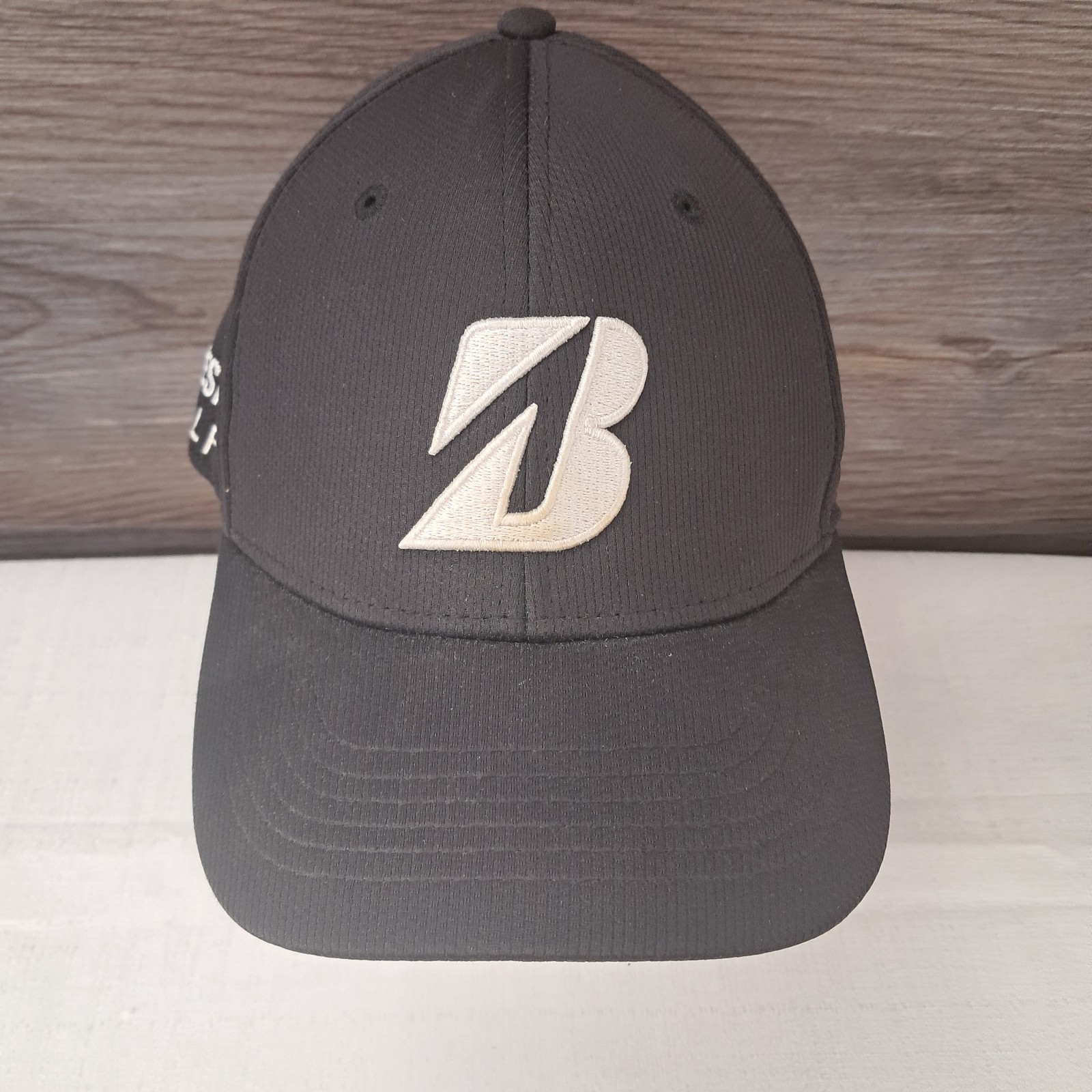 Bridgestone Golf B330 Golf Hat Stretchfit  Black OSFM