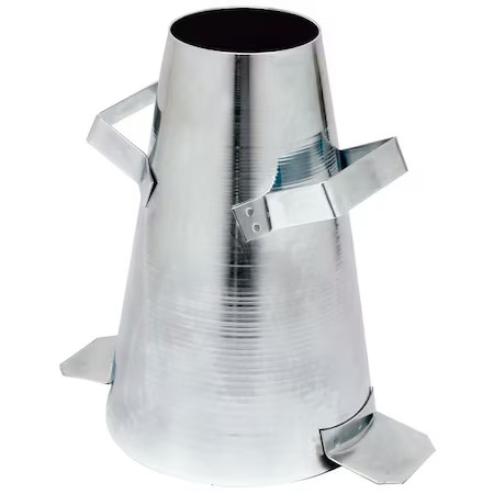 Zoro Select 5Dpd8 Steel Slump Cone, C/W H-3636, 5Dpd8