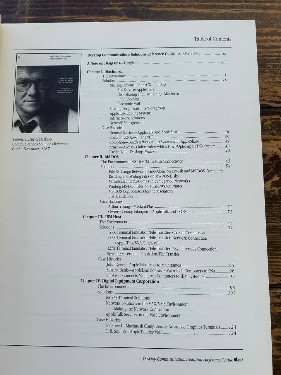 Apple Desktop Communications Solutions Reference Guide 1987 Vintage Book