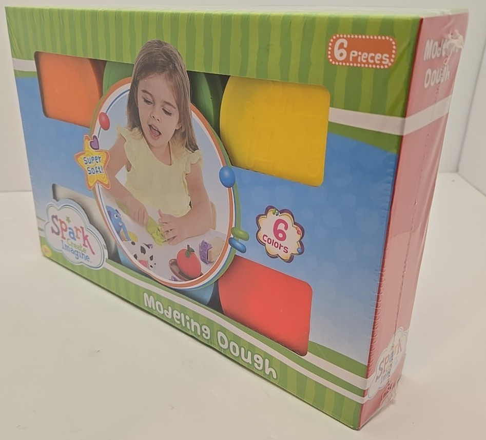 Spark Create Imagine Modeling Dough for Kids 3 and Up. 6 Pack