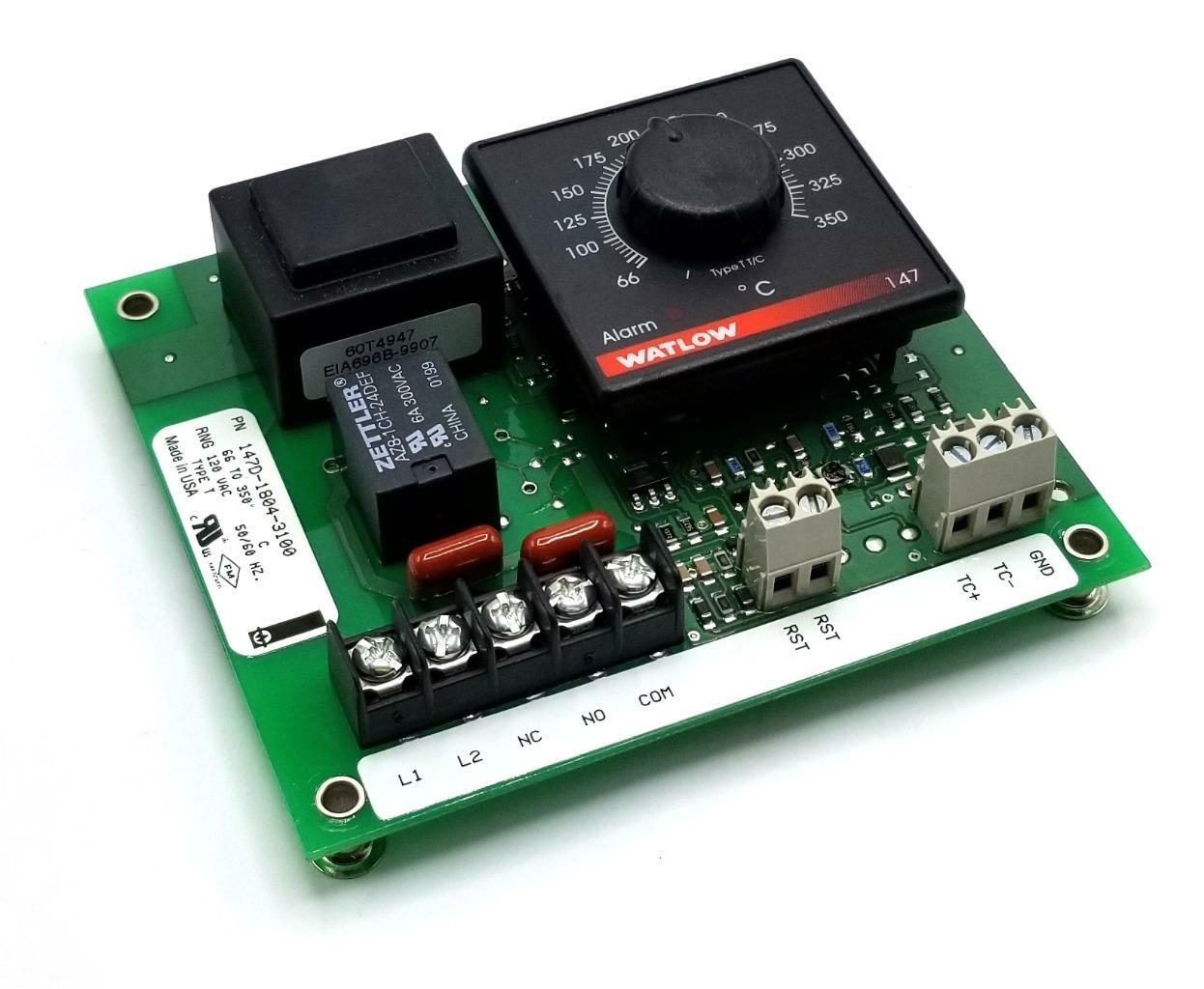Watlow 147D-1804-3100 Temperature Control Board 66-350 Deg.