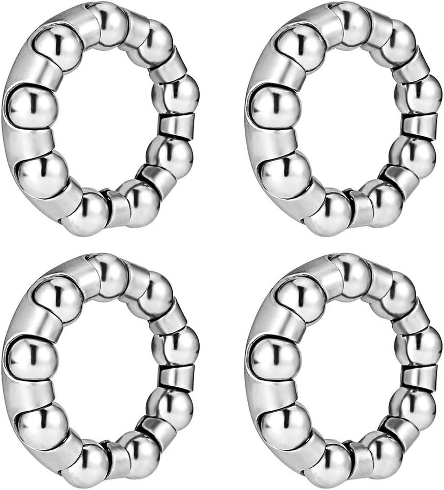 Bike Ball Crank Bearing Retainer 1/4" X 9 Balls 4 Pcs Bottom Bracket Bearings fo