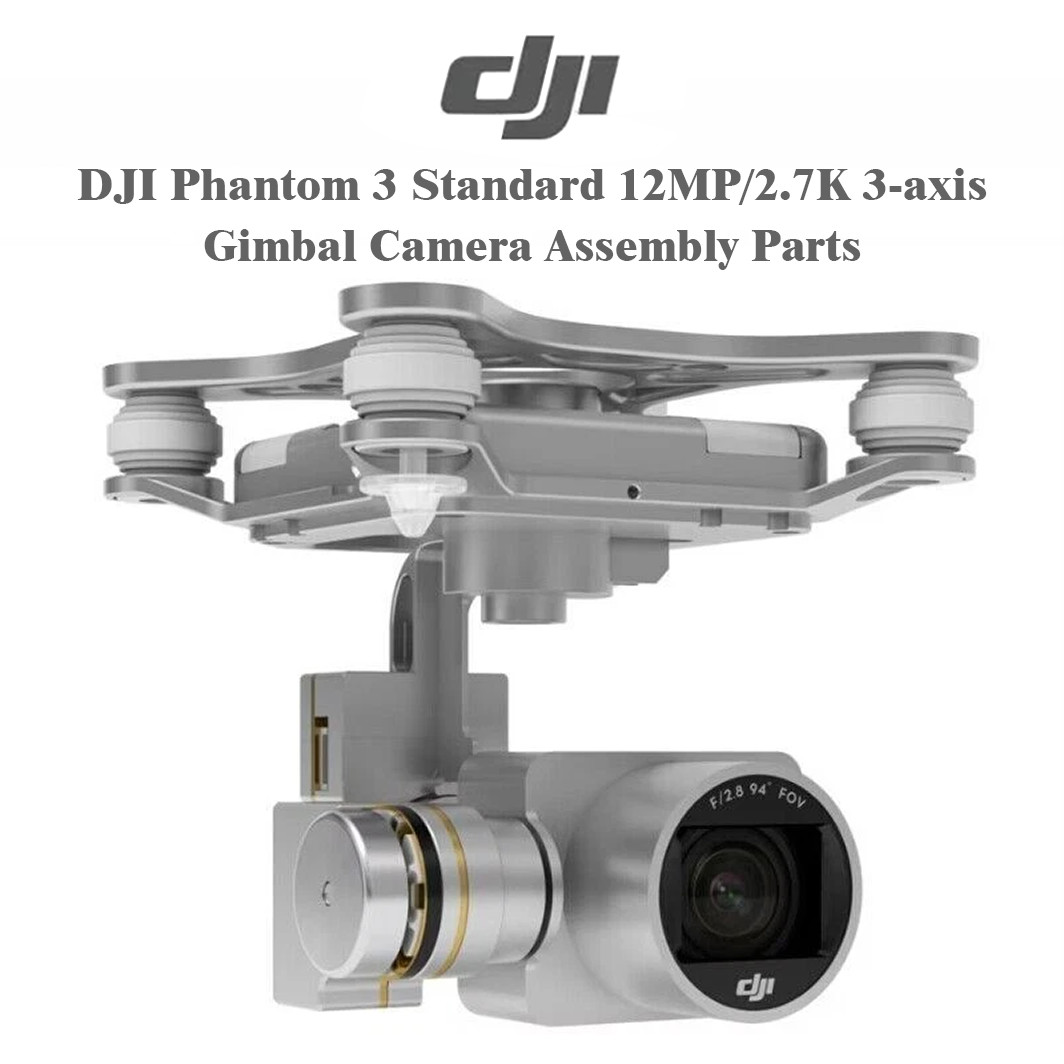 DJI Phantom 3 Standard 12MP 2.7K Gimbal Camera Assembly Parts – Compatible Only