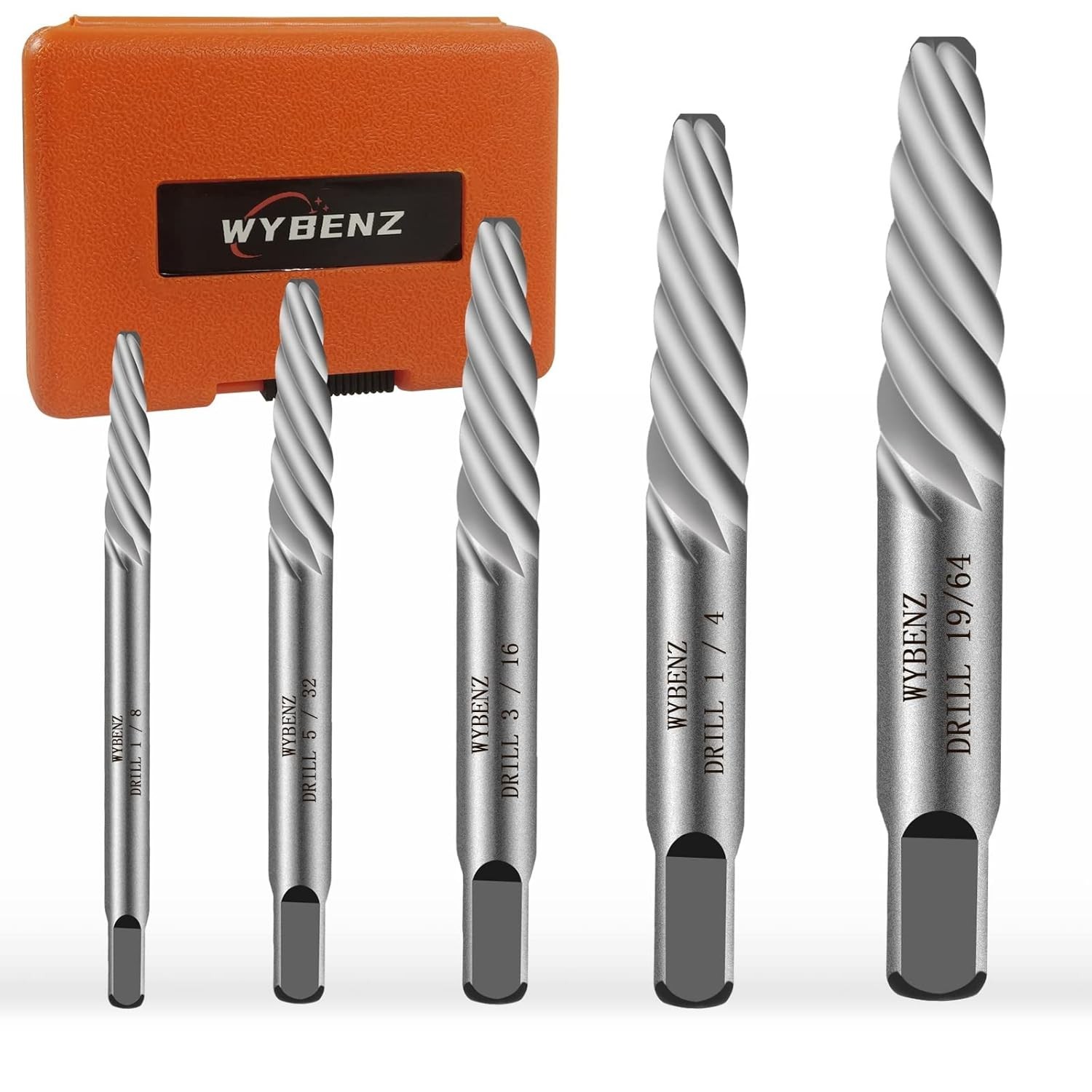 High-Quality CR-MO Bolt Extractor Set - Easy Out for Stripped & Broken Screws