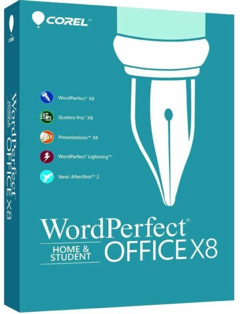 Corel WordPerfect Office Home & Student w/ Serial # Open Box