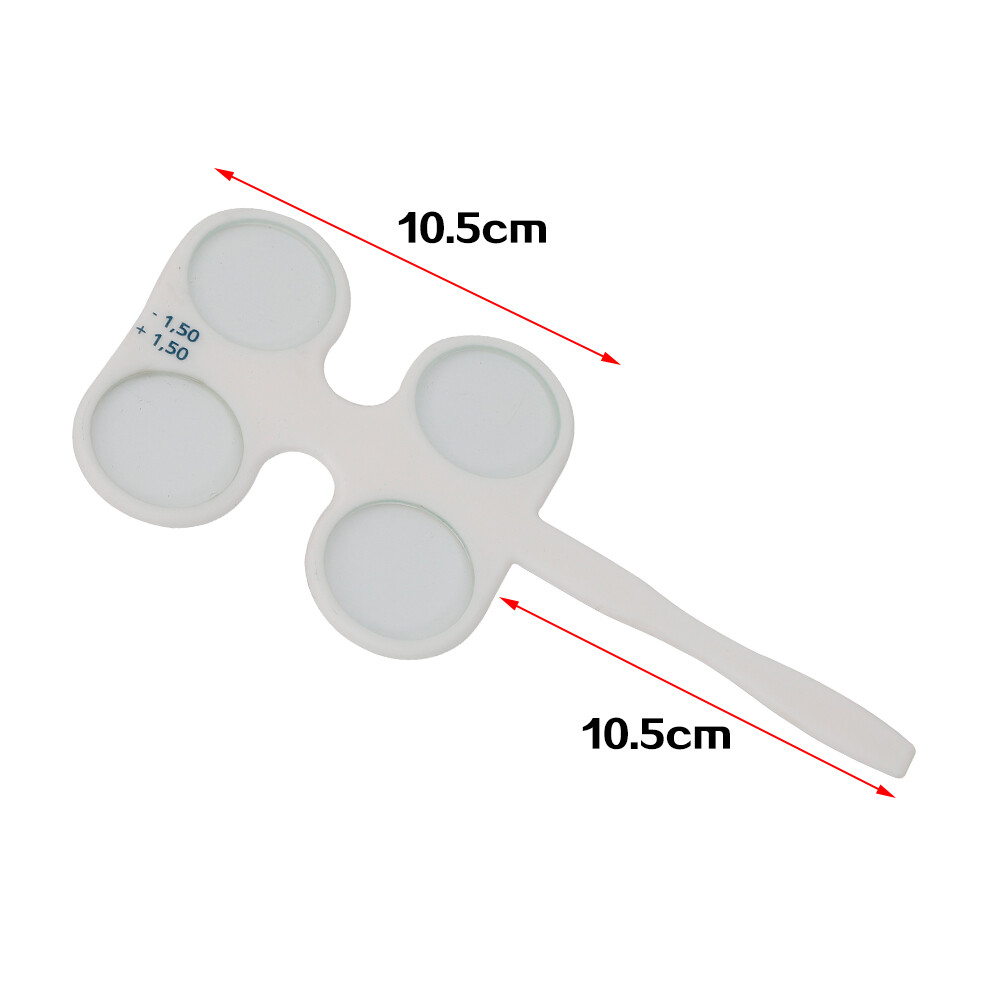 Confirmation Flipper Flipper Set 21mm 4 Units Flip Lens Set Thick Solid Lenses