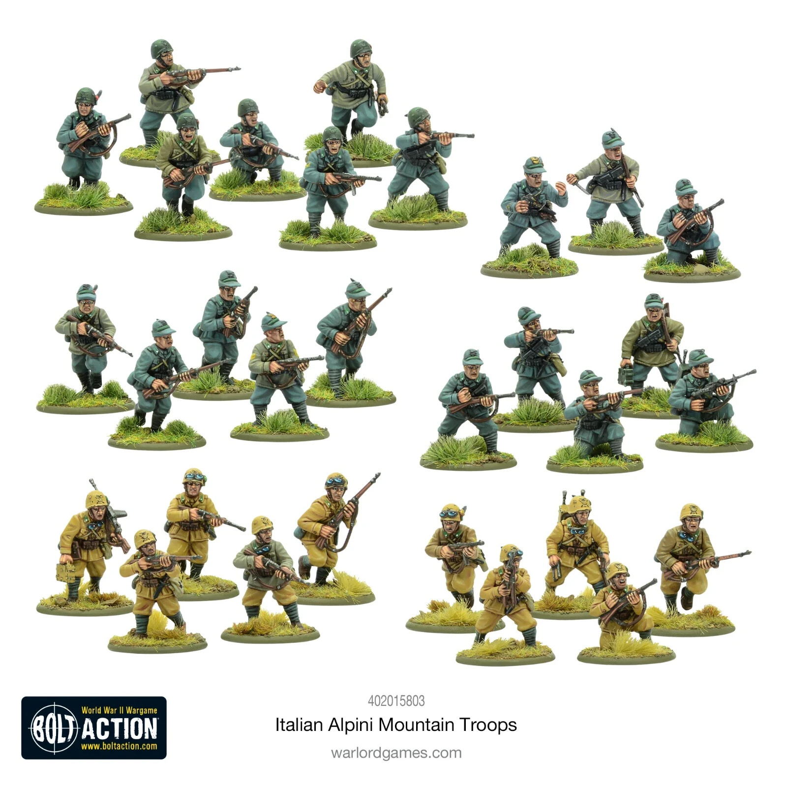 Italian Alpini Mountain Troops Bolt Action Miniatures Warlord Games