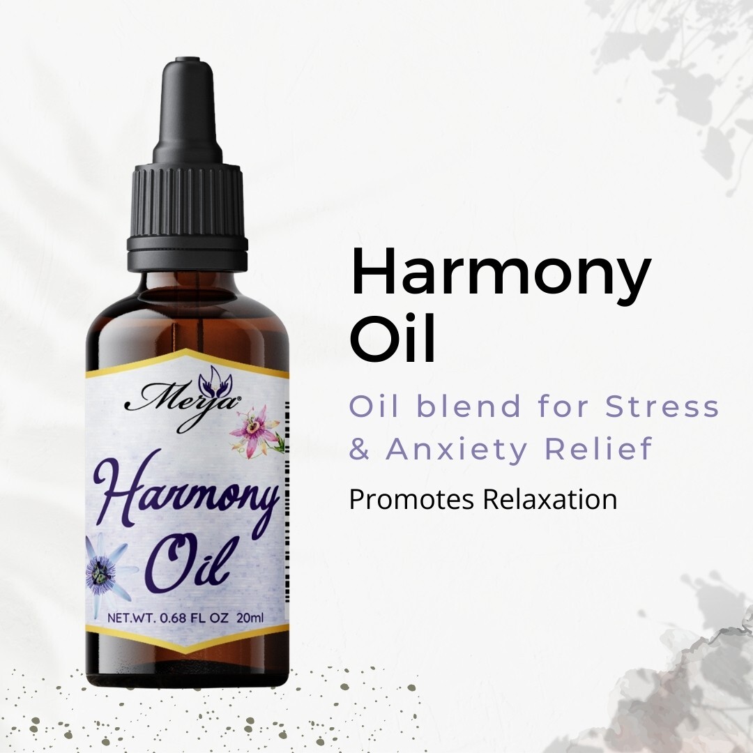 Merja Harmony Oil 20ml - 100% Pure and Natural- Stress Relief