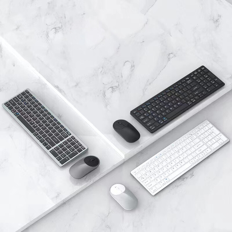 Wireless Bluetooth keyboard Rechargeable suit Portable mute for iOS Win Android