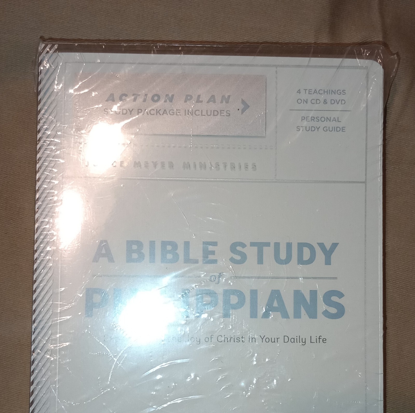 Bible Study of Philippians Action Plan Package with 4 Teachings CD, DVD, Book