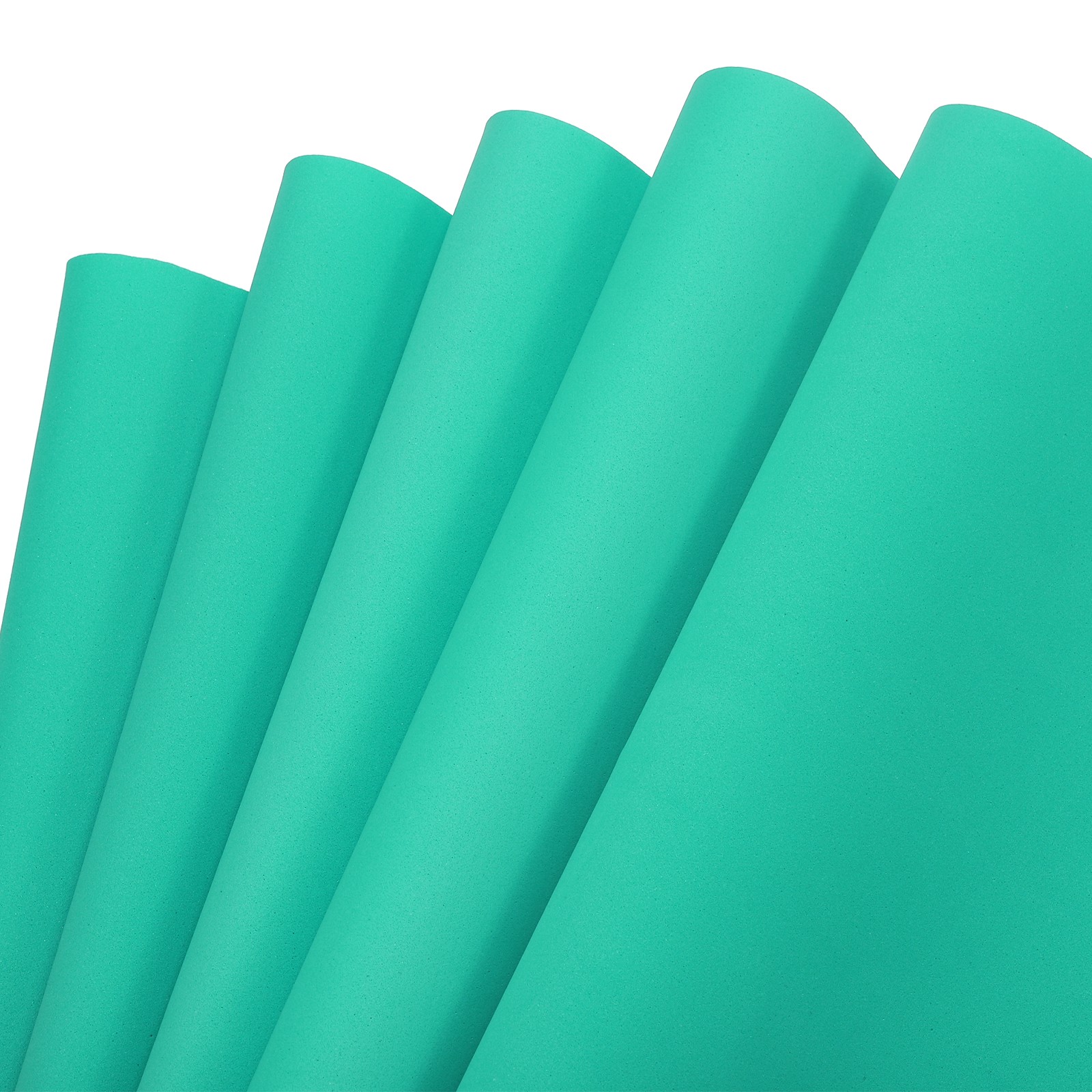 EVA Foam Sheets Dark Green 19.7 Inch x 19.7 Inch 1mm Thick Crafts Sheets 5Pcs
