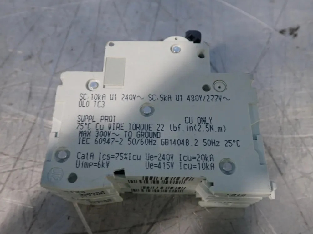 SCHNEIDER ELECTRIC MINIATURE SUPPLEMENTARY PROTECTOR 17447