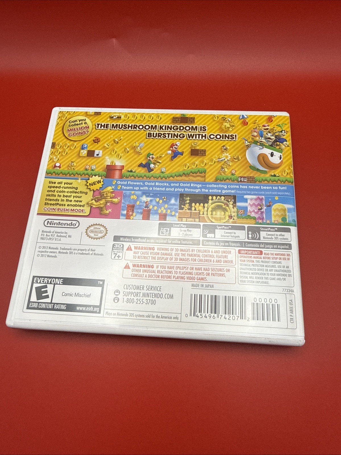 New Super Mario Bros 2 3DS Game Case & Manual Only Authentic NO GAME