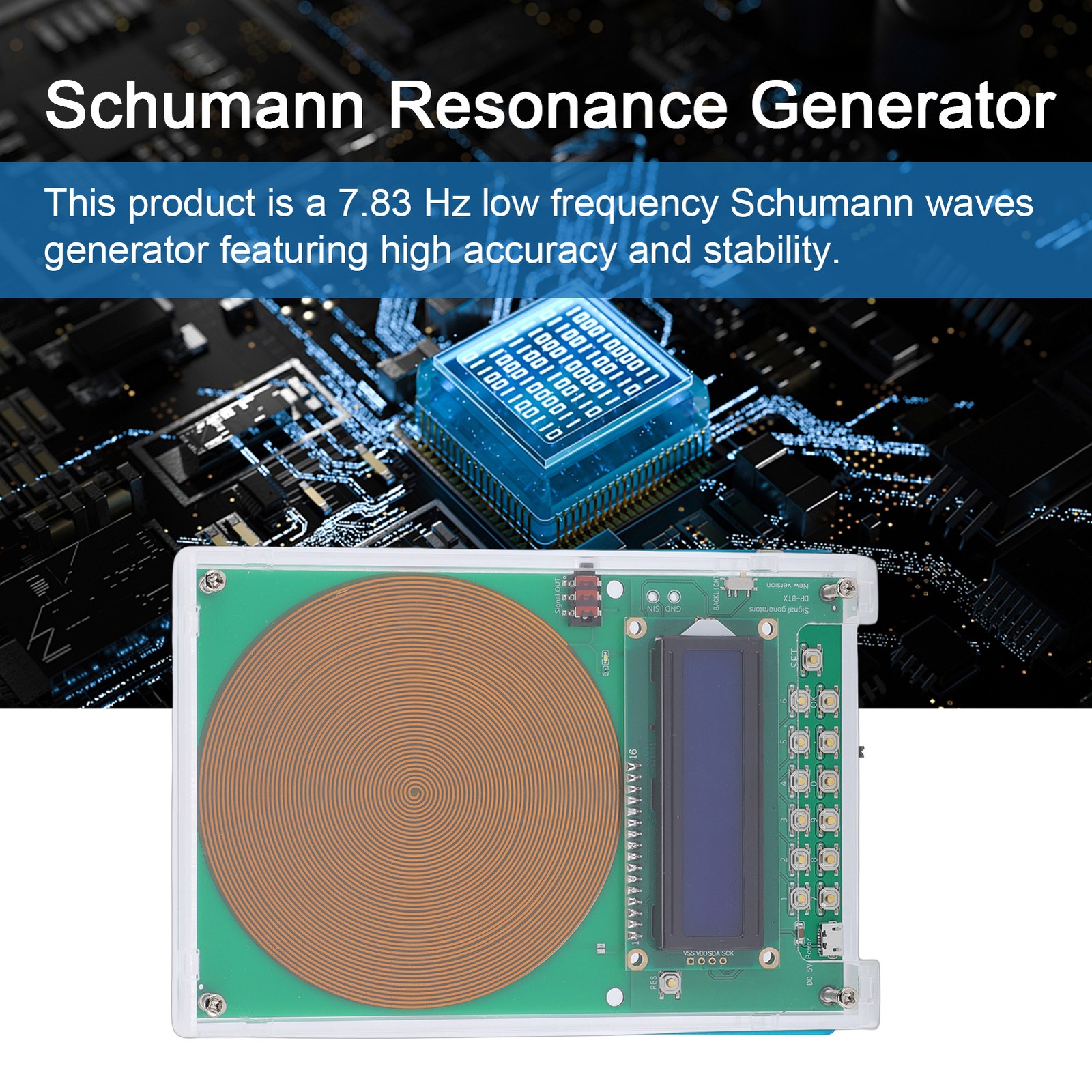 Compact Wave Generator For Travel & Meditation Excellent